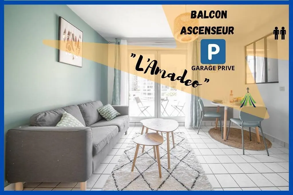 L'Amadeo - T2 Centre-Ville & Parking Clermont-Ferrand 0*,